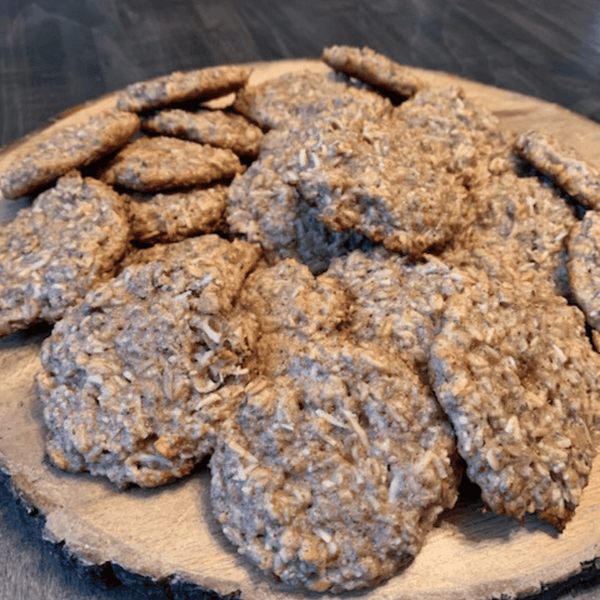 Tahini Banana Breakfast Cookies