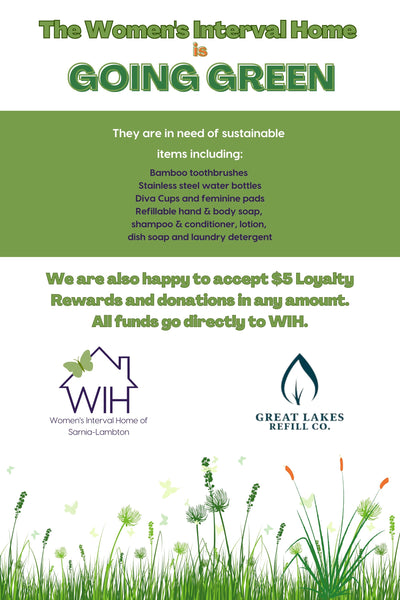 Loyalty Reward Points can now be donated to the Women's Interval Home