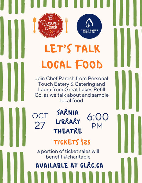 Join Us on October 27th for Let's Talk Local Food