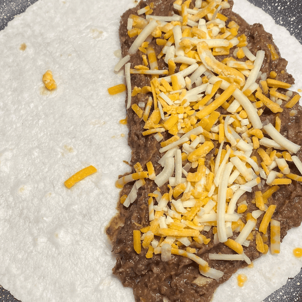 Mushroom and Black Bean Quesadilla