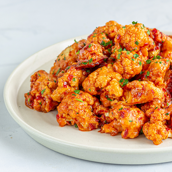Roasted Buffalo Cauliflower
