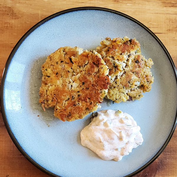 Lion's Mane Mushroom Cakes