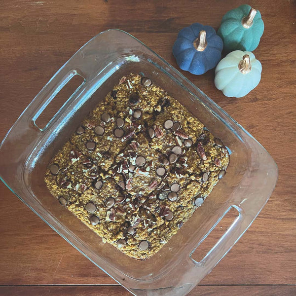 Pumpkin Spice Baked Oatmeal
