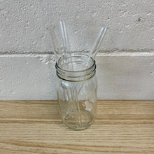 Load image into Gallery viewer, Glass Straw, Regular, Straight, Clear