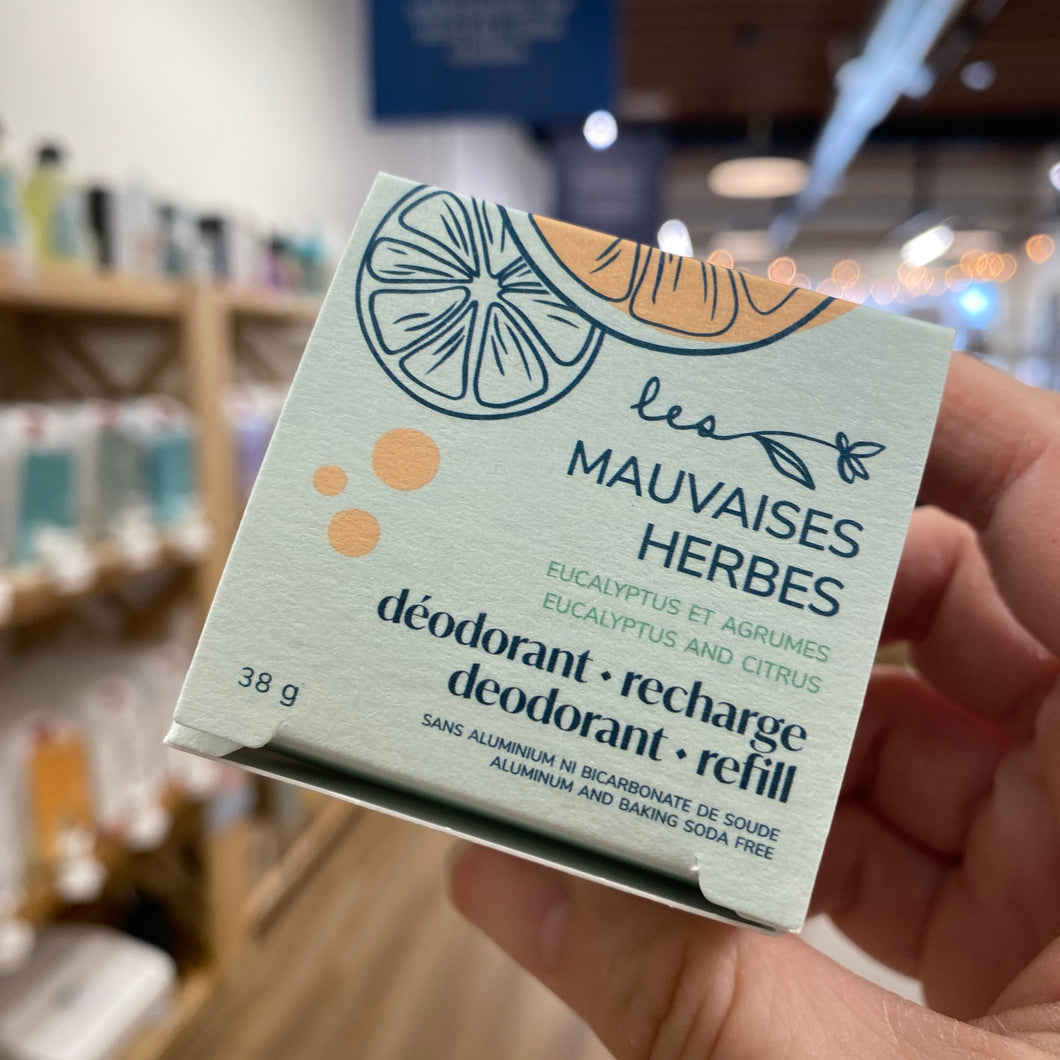 Deodorant, Eucalyptus and Citrus