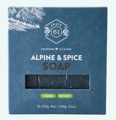 Bar Soap, Alpine Spice, 3-pack