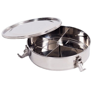Stainless Steel Containers, Airtight (Divided)