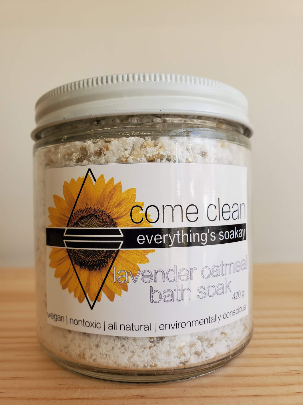 Prefilled, Lavender Oatmeal Bath Soak, Come Clean