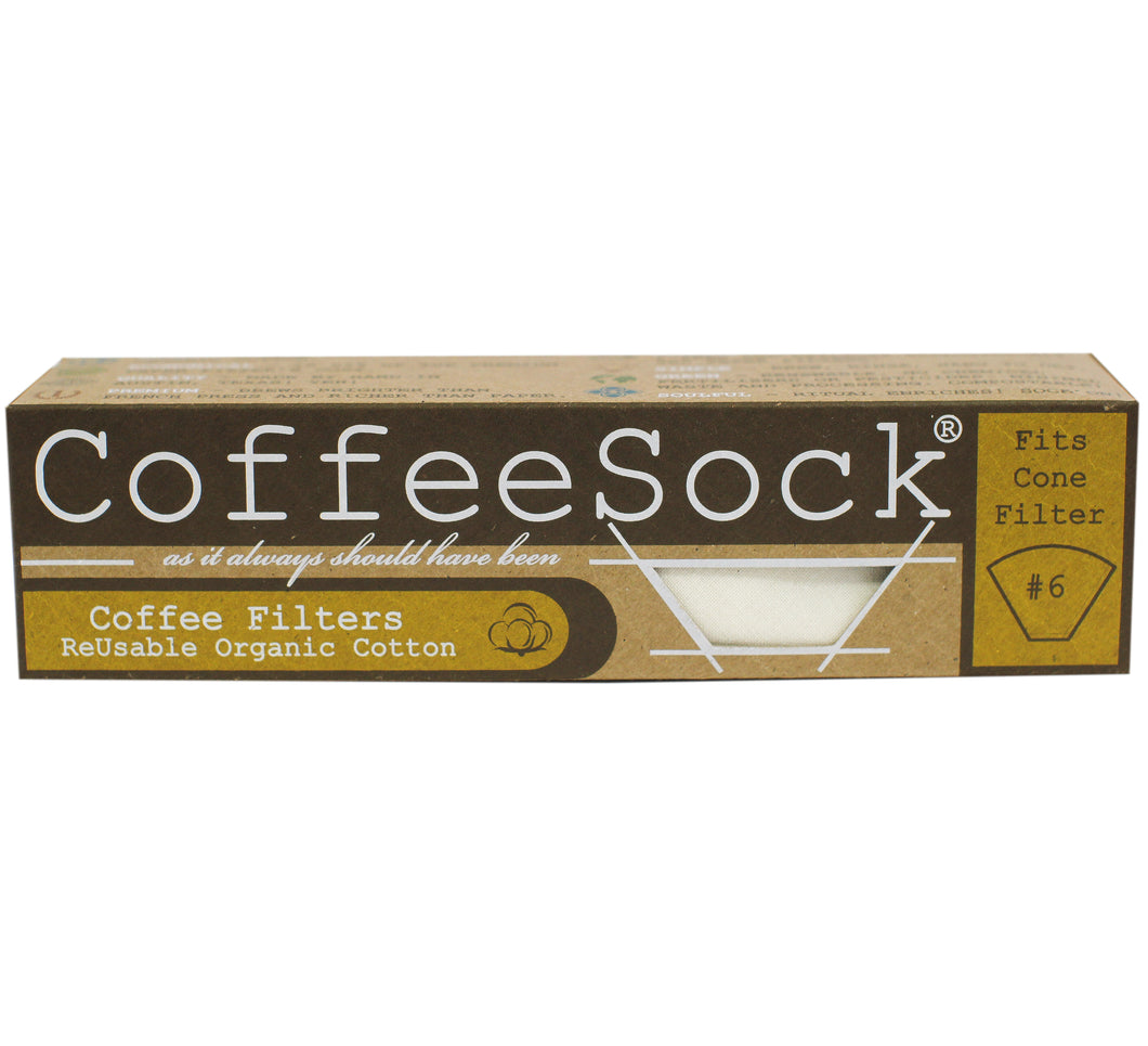Coffee Sock, #6 Cone