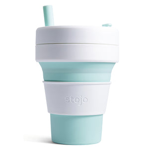 Coffee Cup, Collapsible Biggie Cup, 16oz, Mint