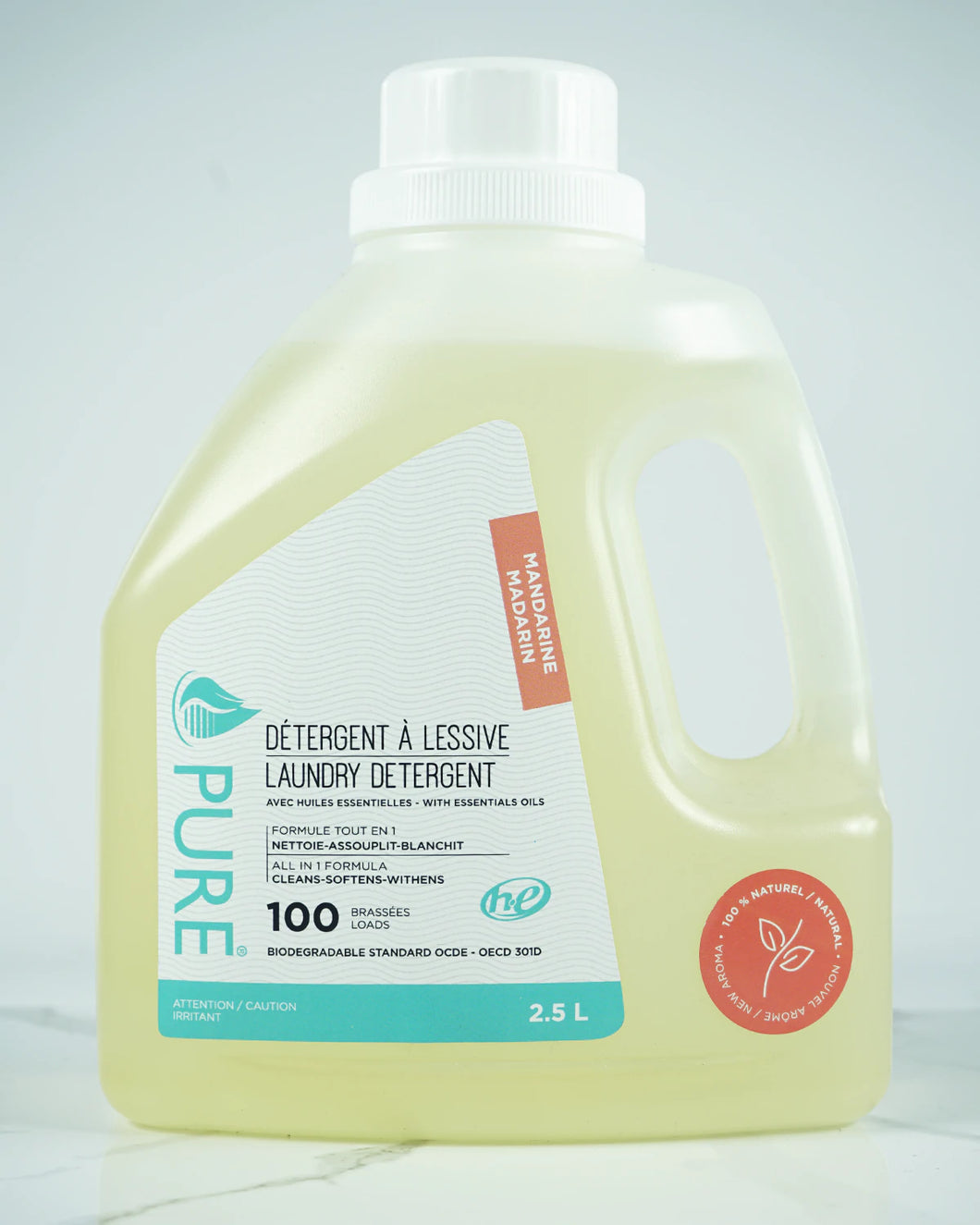 Prefilled Laundry Detergent, Pure - Tangerine