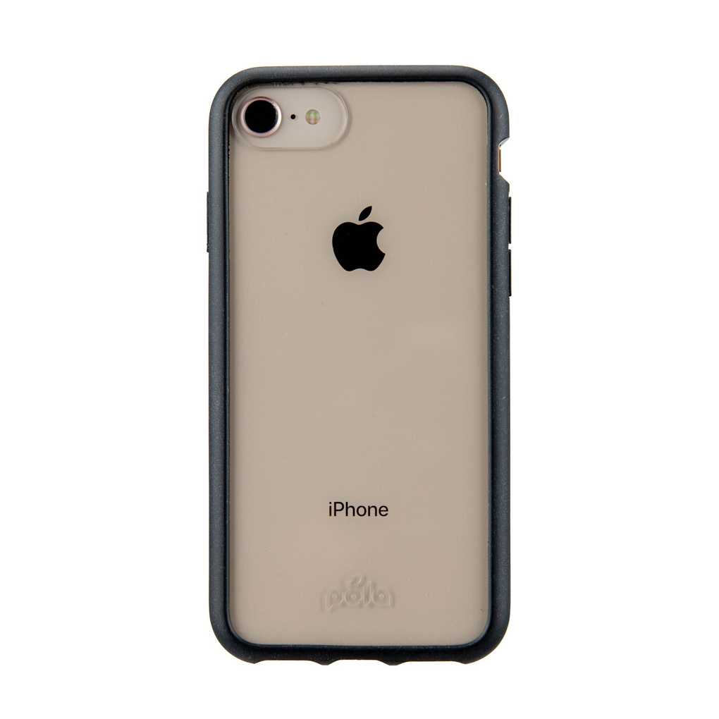 Clear Eco-Friendly iPhone 6/6s/7/8/SE Case with Black Ridge