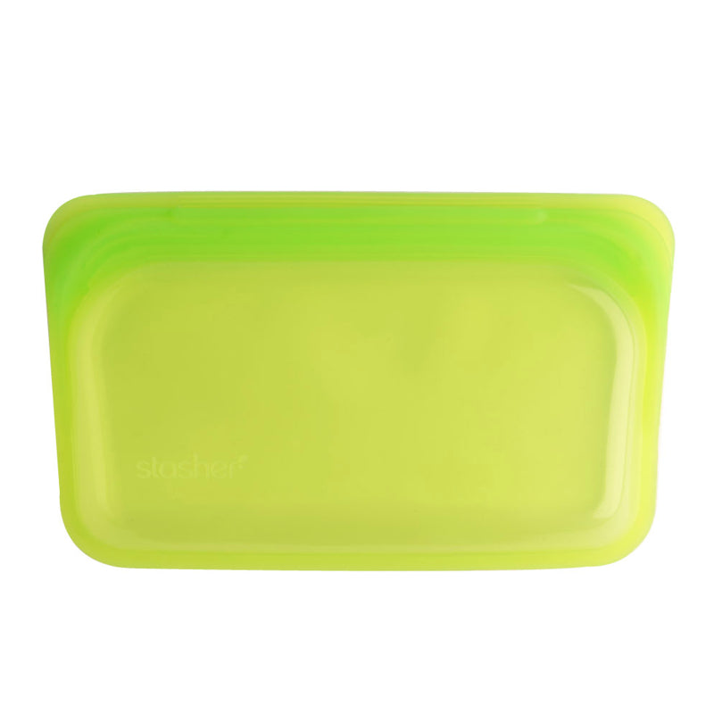 Stasher, Snack Bag, Green