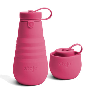Water Bottle, Collapsible, Peony