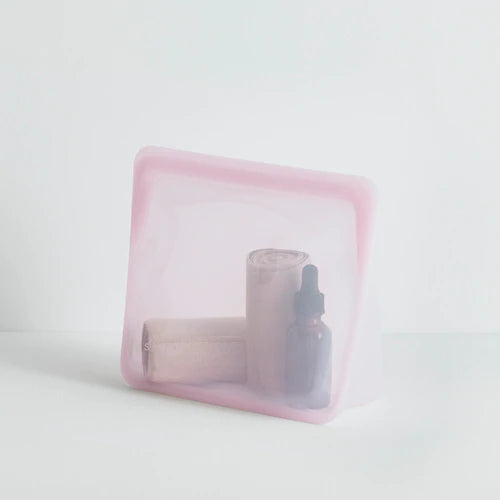 Stasher, Stand-up Storage, Rose