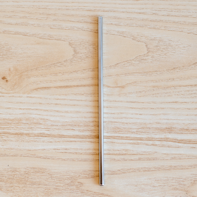 Stainless Straw, Long, Straight