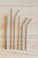 Load image into Gallery viewer, Stainless Straw, Long, Bent