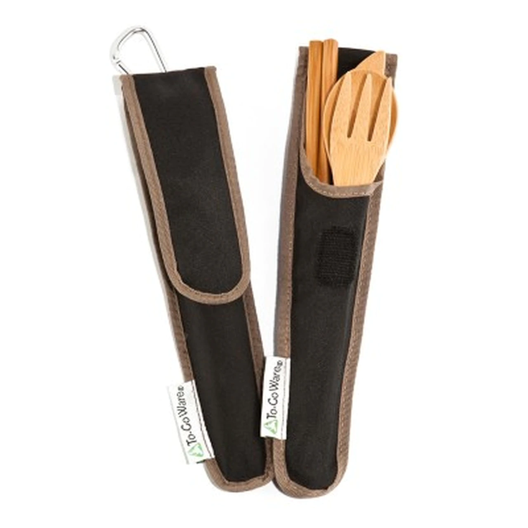 Utensil Set, Adult, Black