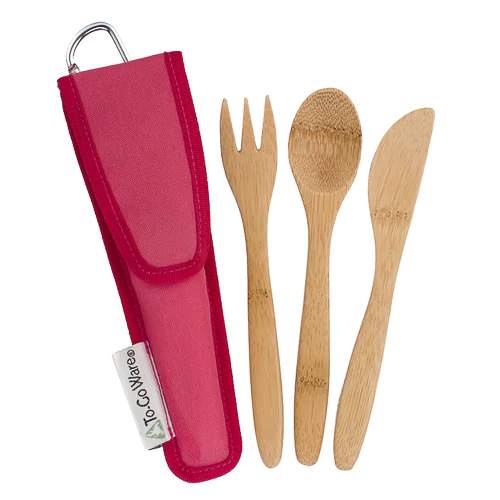 Utensil Set, Kids, Pink