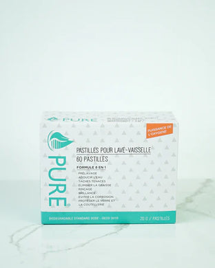 Prefilled, Dishwasher Tabs, 60-Pack, Pure