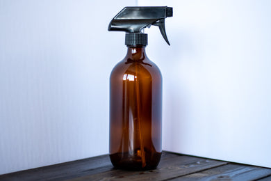 Glass Spray Bottle, Amber, 500 mL